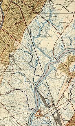 1940 meadowlands topo map