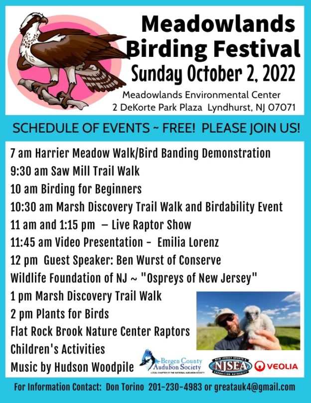 Birding Festival Schedule Is Out! | The Meadowlands Nature Blog